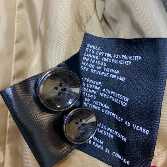 London Fog Trench Coat British Khaki - Picture 10 of 11